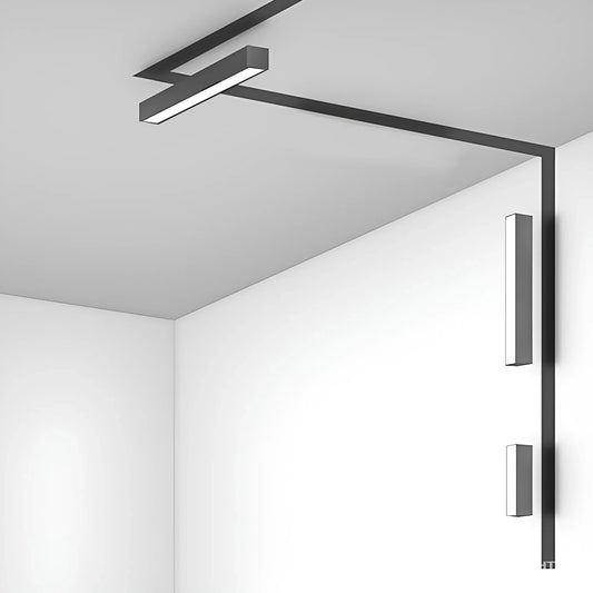 Spot LED Magnetic CCT Negru Liniar Mat TUYA SMART 10W 30cm 950lm