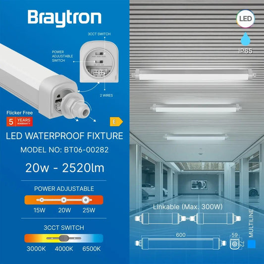 Corp Iluminat LED 25W 60cm IP65 CCT 2520lm Interconectabil
