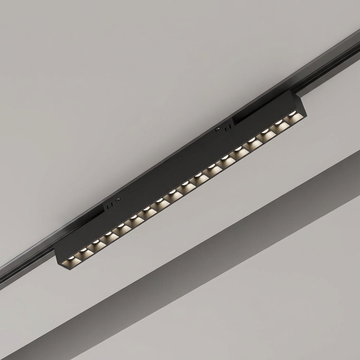 Corp LED Liniar 18W Negru Pentru Sina Magnetica 4000K