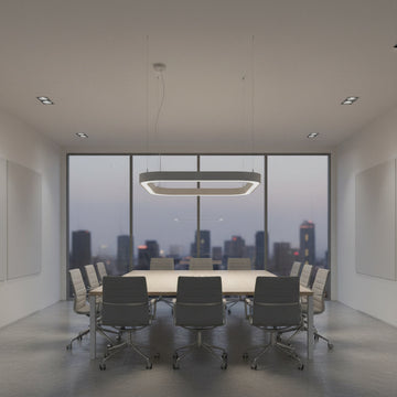 Lustra LED QuadraLine Gri 139W CCT