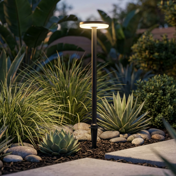 Stalp de Gradina LED Dover Black 61CM Premium