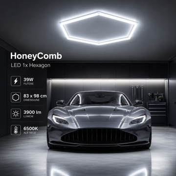 HoneyComb LED 1x Hexagon 39W, 83x98cm, 3900lm, 6500K