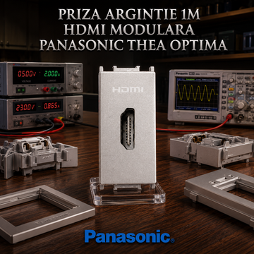 Priza Argintie 1M HDMI Modulara Panasonic Thea Optima