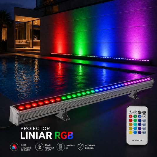 Corp Iluminat LED Arhitectural RGB 36W 100cm IP65