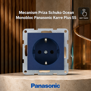Mecanism Priza Schuko Ocean Monobloc Panasonic Karre Plus 55