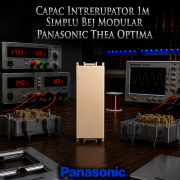 Capac Intrerupator 1M Simplu Bej Modular Panasonic Thea Optima