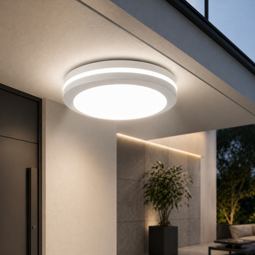 Plafoniera LED 40W 30cm IP44 Miraq White Exterior