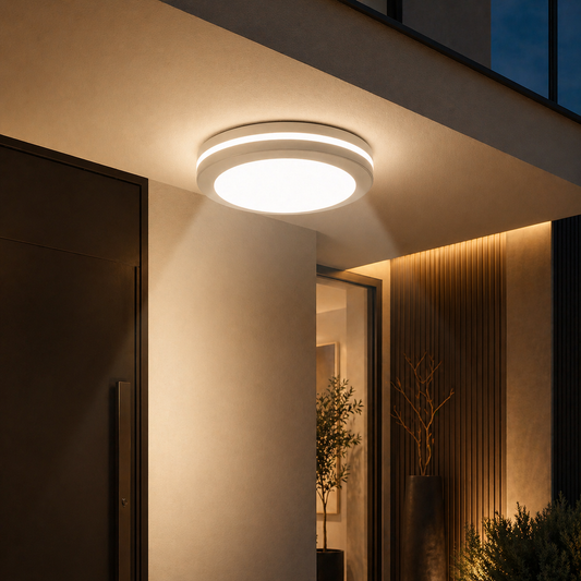 Plafoniera LED 40W 30cm IP44 Miraq White Exterior