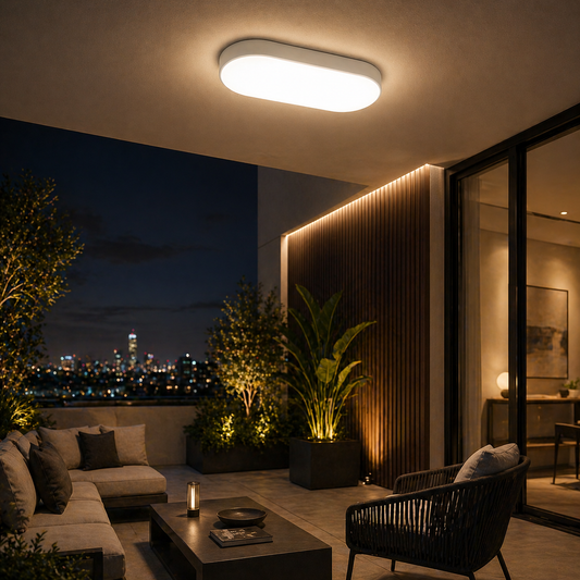 Aplica LED 18W Ovala BAT Alba Exterior Echivalent 150W