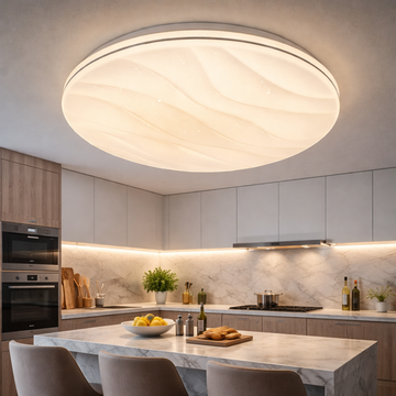 Plafoniera LED Rotunda 72W, 3 Lumini, Echivalent 400W, 40cm, C053