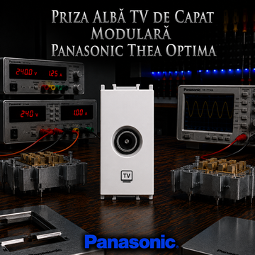 Priza Alba TV de Capat Modulara Panasonic Thea Optima