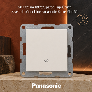 Mecanism Intrerupator Cap-Cruce Seashell Monobloc Panasonic Karre Plus 55