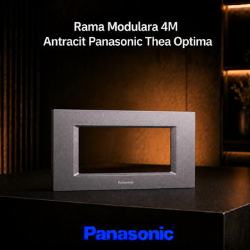 Rama Modulara 4M Antracit Panasonic Thea Optima