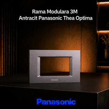 Rama Modulara 3M Antracit Panasonic Thea Optima