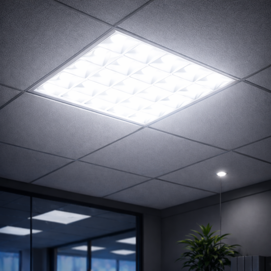 Panou LED Incastrat HexaGrid 96W 60x60cm