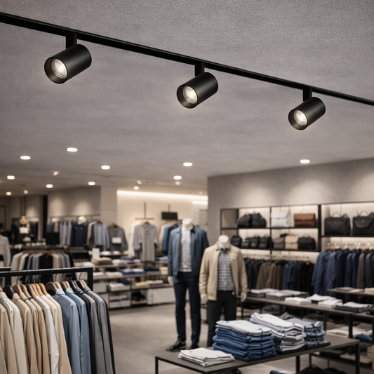 Spot LED Magazin Sina 20W Negru