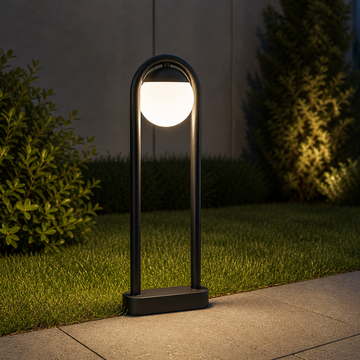 Stalp Ornamental de Gradina LED 28W PRATA VECCHIA 85CM 98733