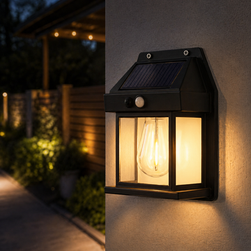 Felinar LED Exterior Solar cu Senzor de Miscare