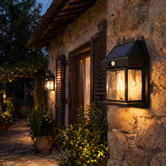 Felinar LED Exterior Solar cu Senzor de Miscare