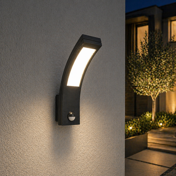 Aplica LED Exterior GRI 10W V2 Senzor