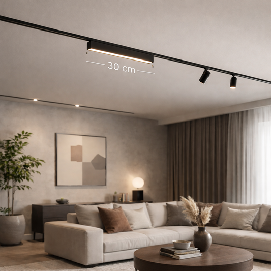 Spot Magnetic Liniar LED Urban Track 30cm 10W Negru