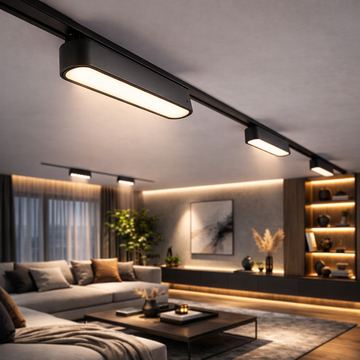 Spot Magnetic Liniar LED Urban Track 22cm 12W CCT Negru