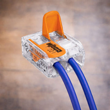 Conector Derivatie Wago Slim 2 Poli 0.5-6 mm 32A