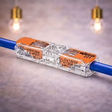 Conector De Imbinare In Linie Wago Slim 2 Poli 0.5-4 mm 32A