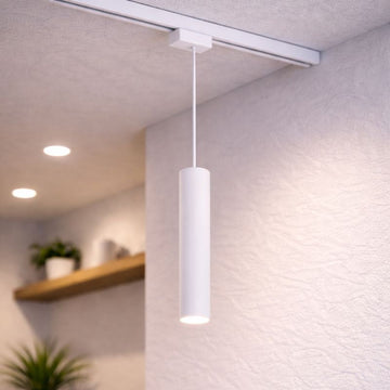 Pendul LED Pentru Sina TPLUS 6.6W CCT Alb