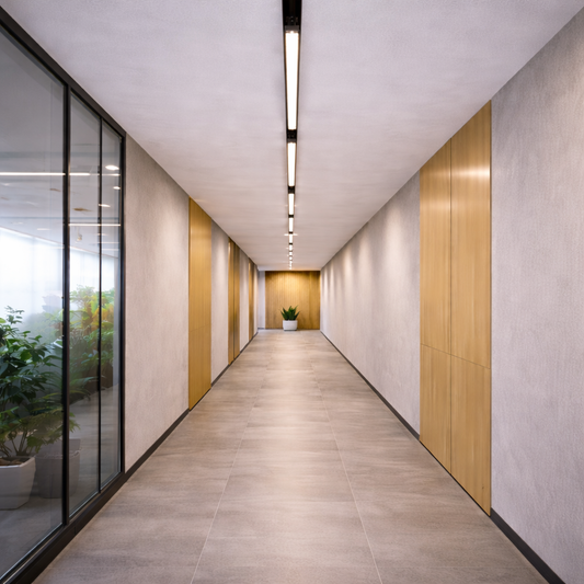 Spot LED 55W 120cm 6500K Negru Liniar