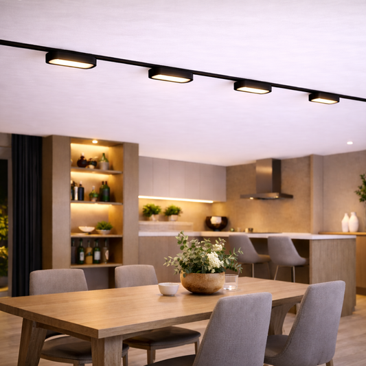 Spot Magnetic Liniar LED Urban Track 11cm 6W CCT Negru