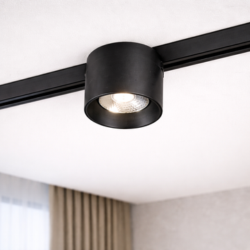 Spot LED Rotund Urban Track 6W 4000K Negru