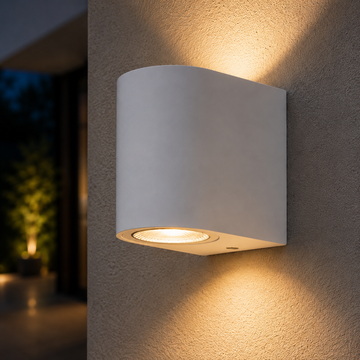 Aplica IP44 Dulie 1xGU10 White 8.1CM