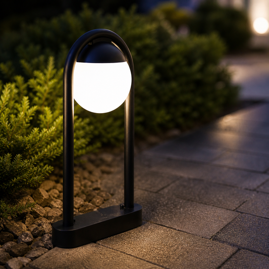 Stalp Ornamental de Gradina LED 28W PRATA VECCHIA 45CM 98732