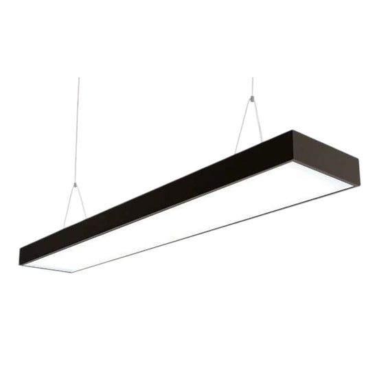 Corp Iluminat LED BRILLOX 120W 120x30 cm Suspendat/Aplicat Negru