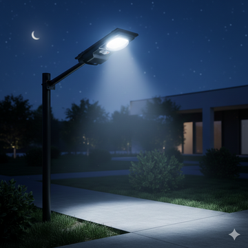 Lampa LED 100W Solara Senzor Crepuscular si brat inclus - S02D