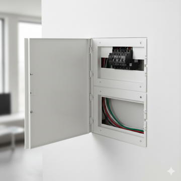 Capac Alb Pentru Cutie De Distributie Modulara Si Multimedia 1 Rand 16 Module