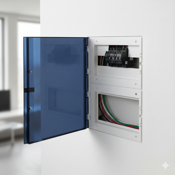 Capac Fumuriu Pentru Cutie De Distributie Modulara Si Multimedia 1 Rand 16 Module