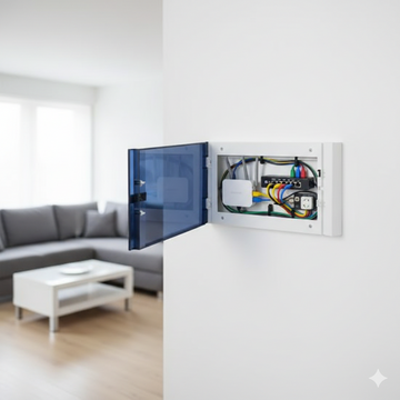 Capac Fumuriu Pentru Cutie De Multimedia 1 Rand 16 module