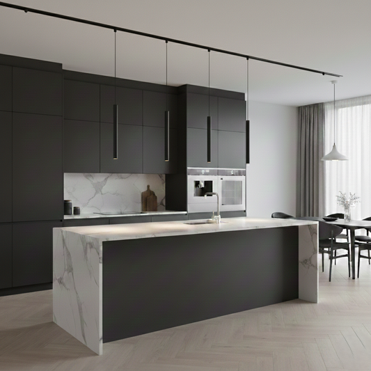 Pendul LED Urban Track 7W Magnetic CCT Negru