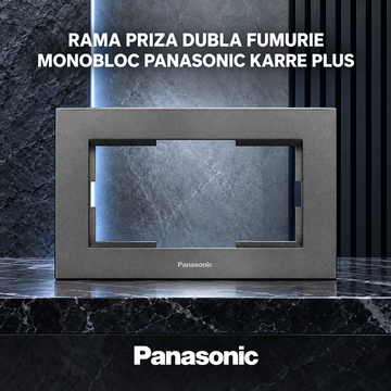 Rama Priza Dubla Fumurie Monobloc Panasonic Karre Plus