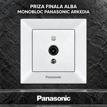 Priza TV Finala Alba Monobloc Panasonic Arkedia