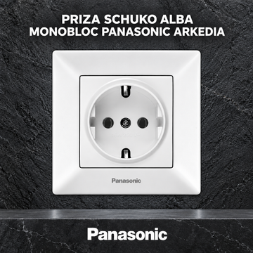 Priza Schuko Alba Monobloc Panasonic Arkedia