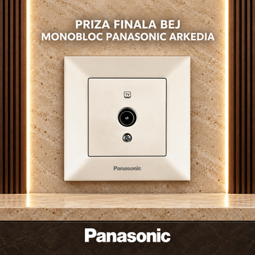 Priza TV Finala Bej Monobloc Panasonic Arkedia