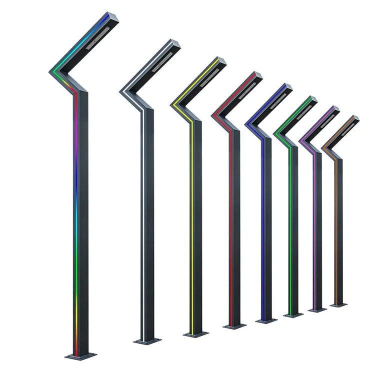 Stalp Iluminat Stradal 30W Rgb Telecomanda 3.5M Street Light Pole