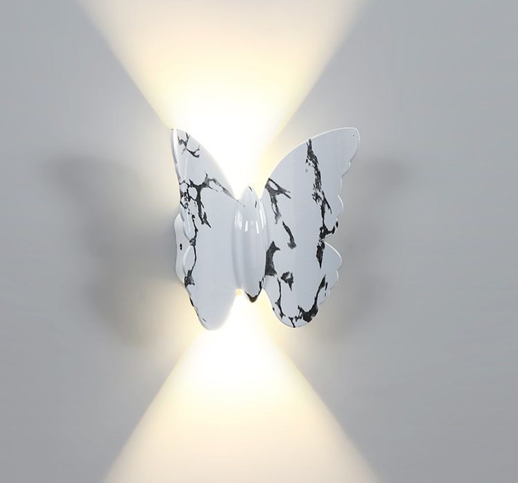 Aplica Led 6W Exterior Butterfly Alba C207Wh Wall Light Fixtures