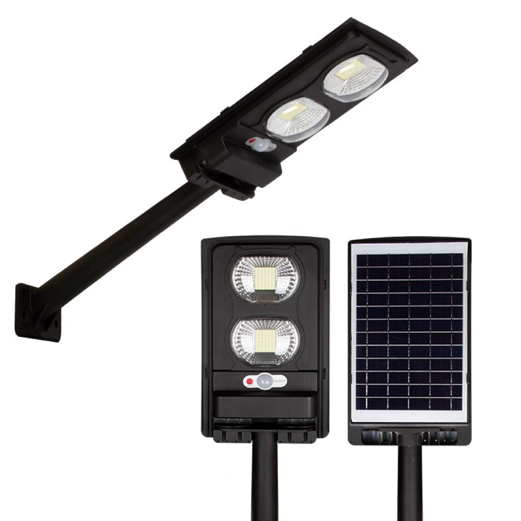 Lampa LED 200W Solara Senzor Crepuscular si brat inclus - S02D