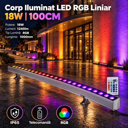 Corp Iluminat LED Arhitectural 18W 100cm IP65