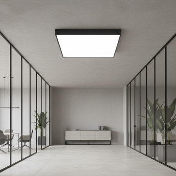 Panou LED BRILLOX 45W 60CM Negru Aplicat Echivalent 300W