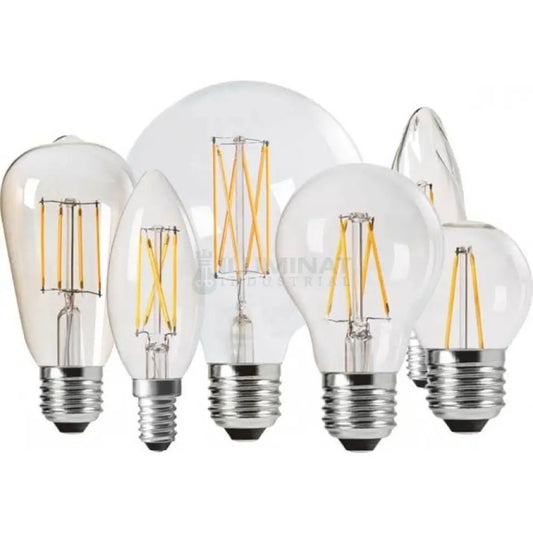 Bec LED E14 4W Filament Flacara